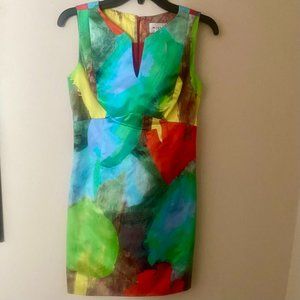NWT Milly Tulip Print Mini Sheath Dress Size 2